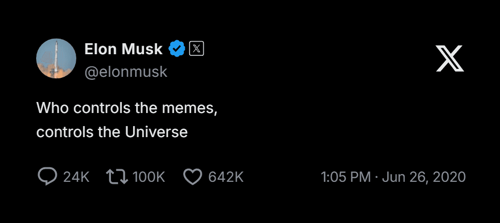 Elon Musk Tweet
